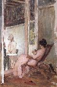 John William Waterhouse The Loggia painting
